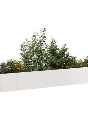 VidaXL Plantenbak 280x80x40 cm roestvrij staal