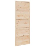 VidaXL Schuifdeur 80x208 cm massief grenenhout