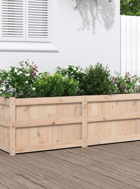VidaXL Plantenbak 150x50x50 cm massief grenenhout