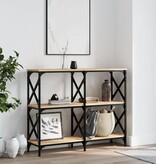 VidaXL Wandtafel 100x28x80,5 cm bewerkt hout sonoma eikenkleurig