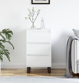 VidaXL Dressoir 40x35x70 cm bewerkt hout wit