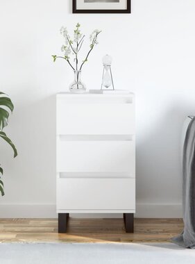 VidaXL Dressoir 40x35x70 cm bewerkt hout wit