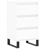 VidaXL Dressoir 40x35x70 cm bewerkt hout wit