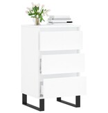 VidaXL Dressoir 40x35x70 cm bewerkt hout wit