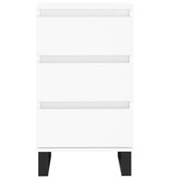 VidaXL Dressoir 40x35x70 cm bewerkt hout wit