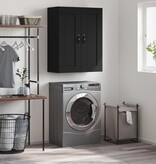 VidaXL Wandkast 69,5x34x90 cm bewerkt hout zwart