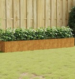 VidaXL Plantenbak verhoogd 280x40x40 cm cortenstaal