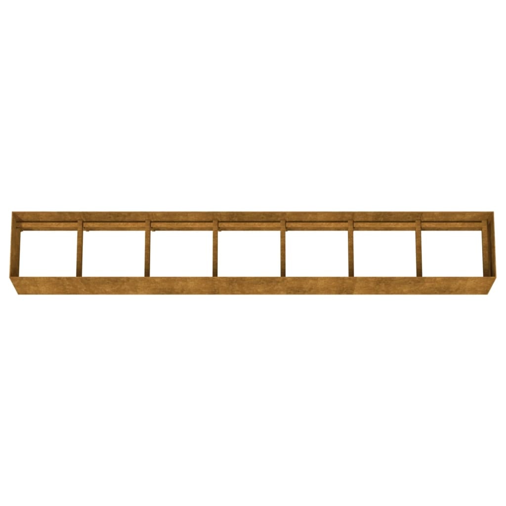 VidaXL Plantenbak verhoogd 280x40x40 cm cortenstaal