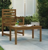 VidaXL Tuintafel 82,5x50,5x45 cm massief grenenhout honingbruin