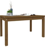 VidaXL Tuintafel 82,5x50,5x45 cm massief grenenhout honingbruin