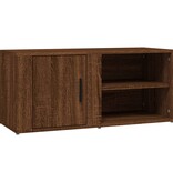 VidaXL Tv-meubel 80x31,5x36 cm bewerkt hout bruin eikenkleur