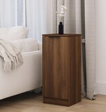 VidaXL Dressoir 30x30x70 cm bewerkt hout bruin eikenkleur
