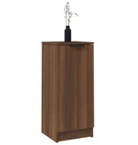 VidaXL Dressoir 30x30x70 cm bewerkt hout bruin eikenkleur
