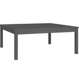 VidaXL Salontafel 100x100x40 cm massief grenenhout grijs