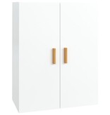 VidaXL Hangkast 69,5x34x90 cm hoogglans wit