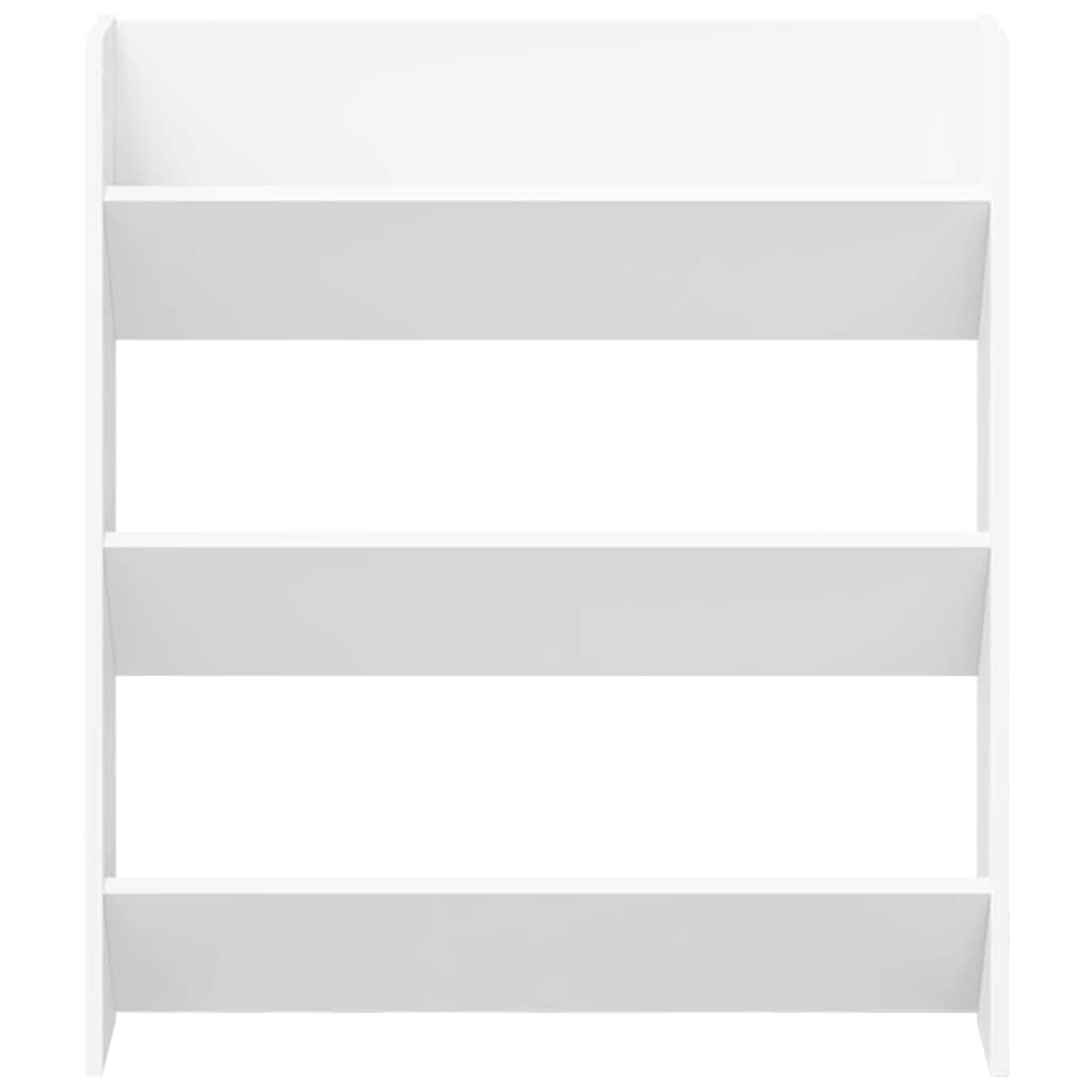 VidaXL Wandschoenenkasten 2 st 80x18x90 cm spaanplaat wit