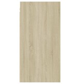 VidaXL Tv-meubels 2 st 30,5x30x60 cm bewerkt hout sonoma eikenkleurig