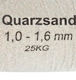 VidaXL Filterzand 25 kg 1,0-1,6 mm