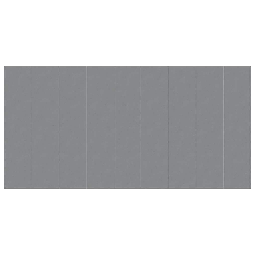 VidaXL Zwembadgrondzeil 999x500 cm polyester geotextiel lichtgrijs