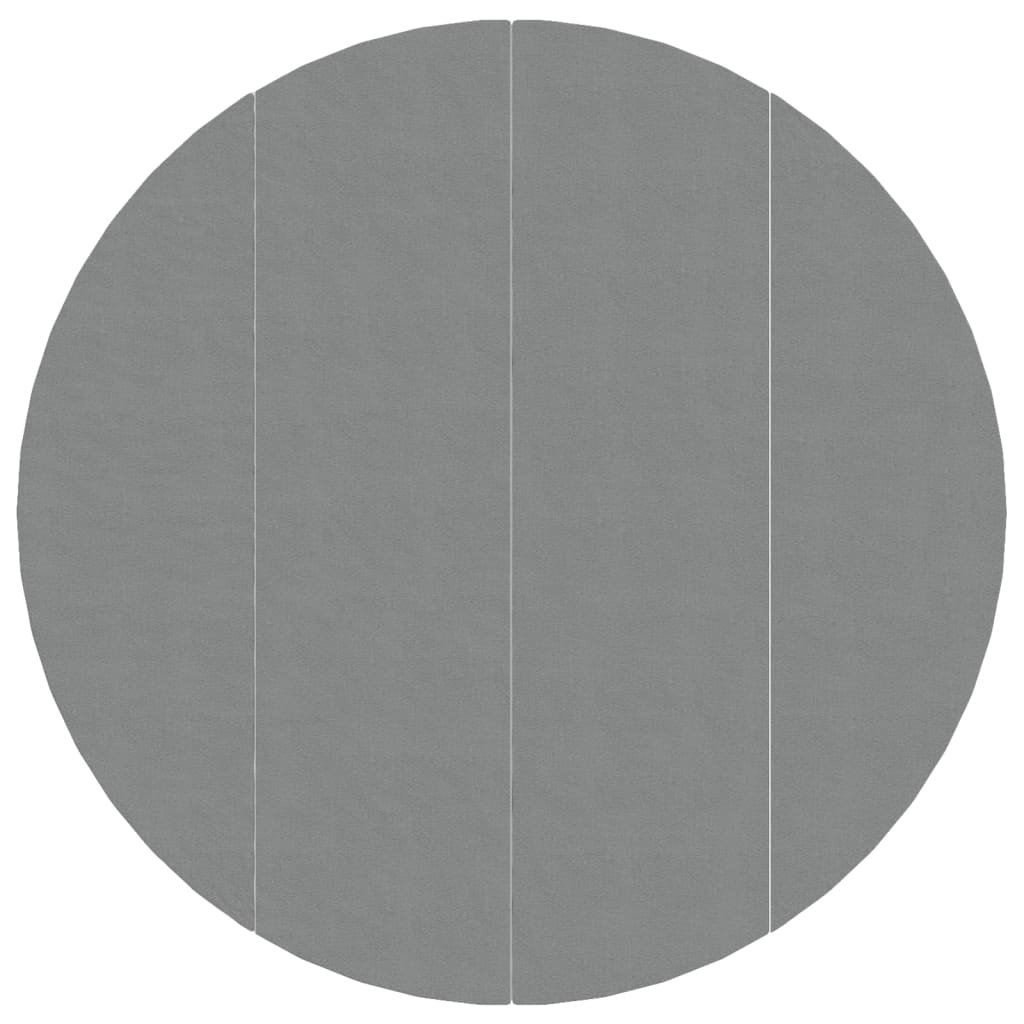 VidaXL Zwembadgrondzeil Ø500 cm polyester geotextiel lichtgrijs