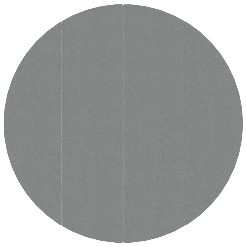 VidaXL Zwembadgrondzeil Ø428 cm polyester geotextiel lichtgrijs