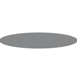 VidaXL Zwembadgrondzeil Ø428 cm polyester geotextiel lichtgrijs