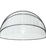 VidaXL Zwembadoverkapping rond 467x234 cm PVC