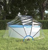 VidaXL Zwembadoverkapping rond 315x158 cm PVC