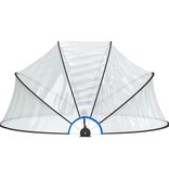 VidaXL Zwembadoverkapping rond 315x158 cm PVC