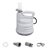 VidaXL Zwembadafvoerpomp wit