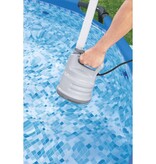 VidaXL Zwembadafvoerpomp wit