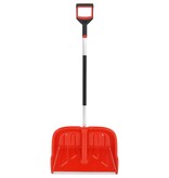 VidaXL Sneeuwschep 136 cm aluminium rood