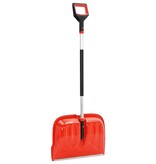 VidaXL Sneeuwschep 136 cm aluminium rood