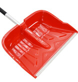 VidaXL Sneeuwschep 136 cm aluminium rood