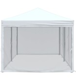 VidaXL Partytent inklapbaar met zijwanden 3x6 m wit