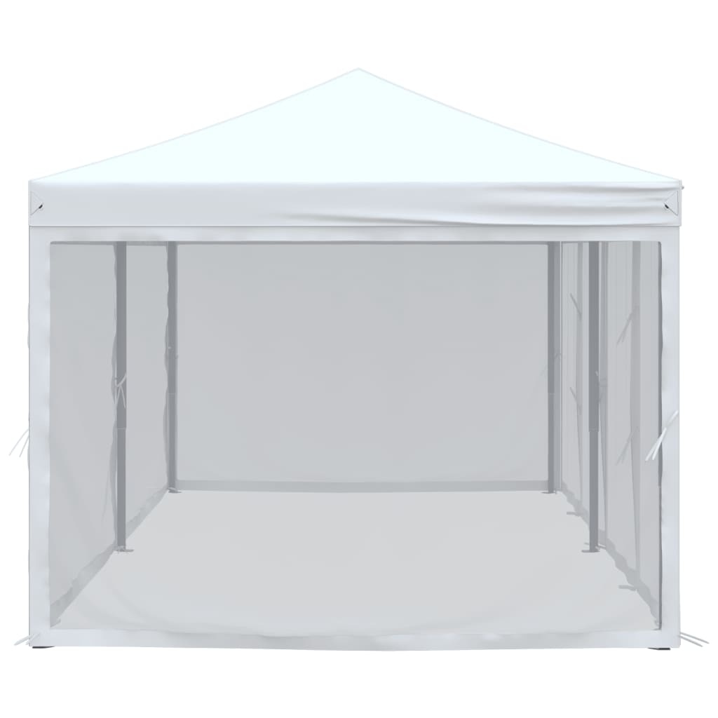 VidaXL Partytent inklapbaar met zijwanden 3x6 m wit