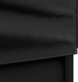 VidaXL Partytent inklapbaar met zijwanden 3x6 m zwart