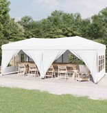 VidaXL Partytent inklapbaar met zijwanden 3x6 m wit