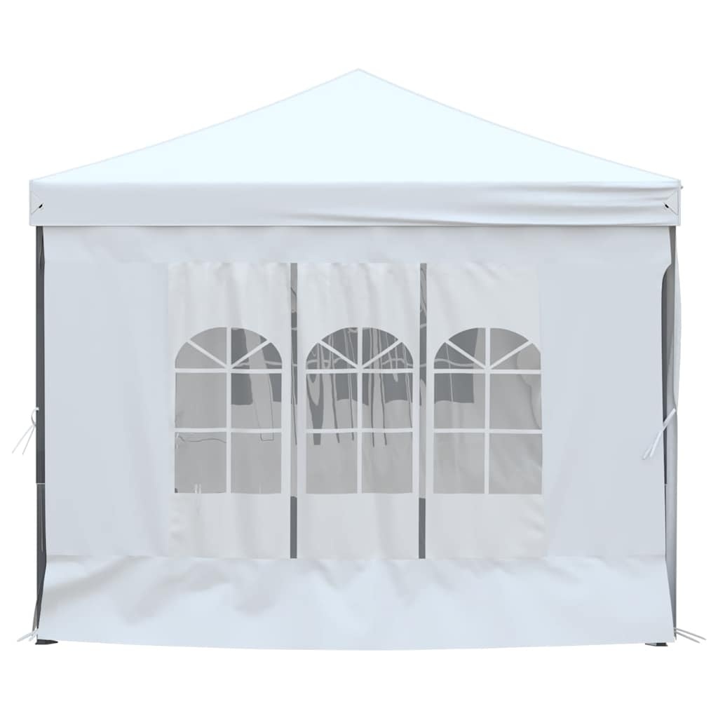 VidaXL Partytent inklapbaar met zijwanden 3x6 m wit