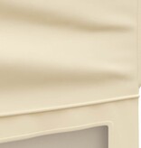 VidaXL Partytent inklapbaar met zijwanden 3x6 m crèmekleurig