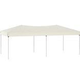 VidaXL Partytent inklapbaar 3x6 m crèmekleurig