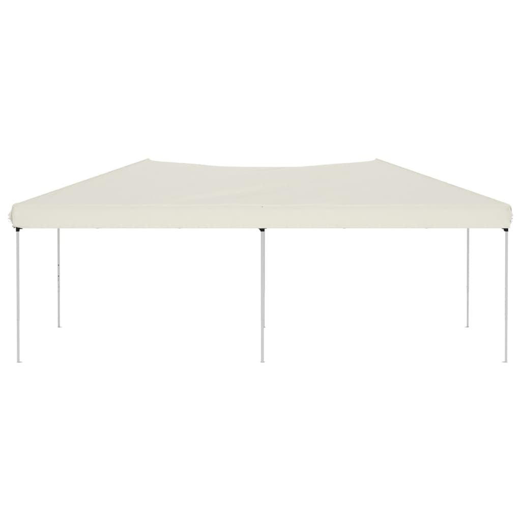 VidaXL Partytent inklapbaar 3x6 m crèmekleurig