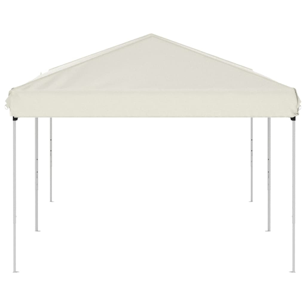 VidaXL Partytent inklapbaar 3x6 m crèmekleurig