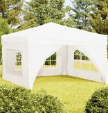 VidaXL Partytent inklapbaar met zijwanden 3x3 m wit