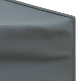 VidaXL Partytent inklapbaar met zijwanden 3x3 m antracietkleurig