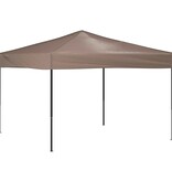 VidaXL Partytent inklapbaar 3x3 m taupe