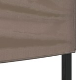 VidaXL Partytent inklapbaar 3x3 m taupe