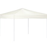 VidaXL Partytent inklapbaar 3x3 m crèmekleurig