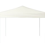 VidaXL Partytent inklapbaar 3x3 m crèmekleurig