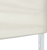 VidaXL Partytent inklapbaar 3x3 m crèmekleurig